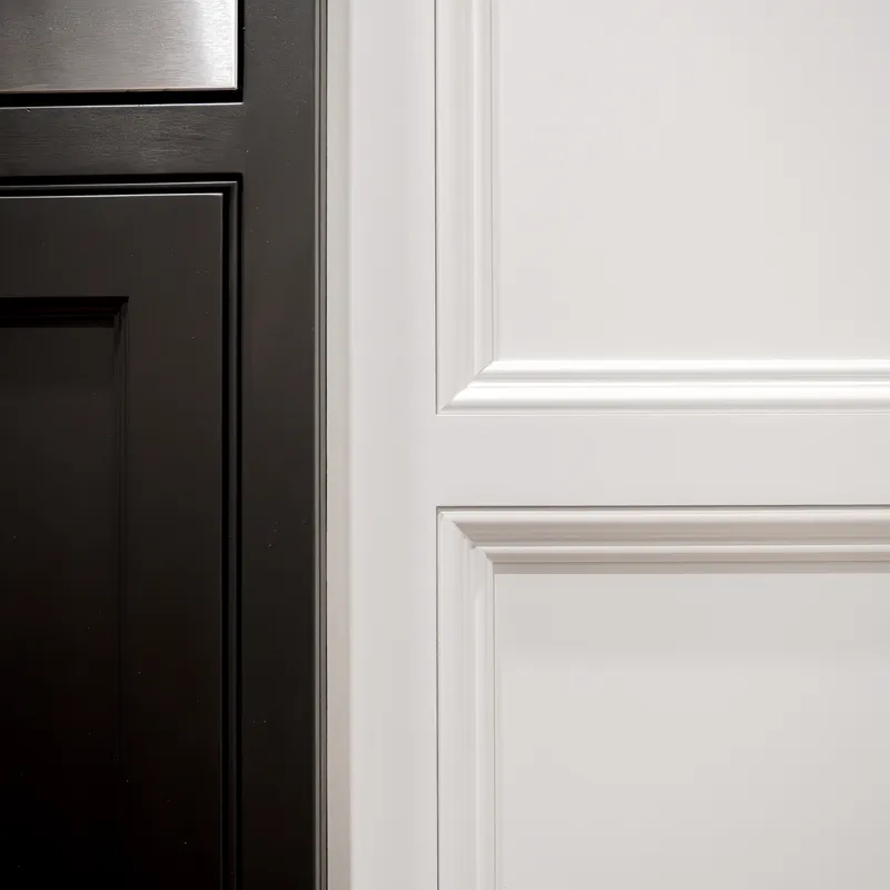 Hidden pantry cabinetry detail, Columbus, OH area