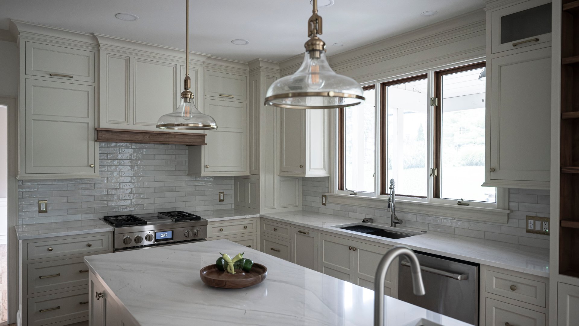 Custom kitchen cabinet remodel by Lewis Designs, Powell, OH